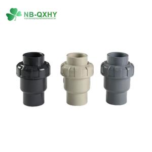 Quality DDCV Double Lobe Function PPH Single Union Non Return Check Valve for Pipe System for sale