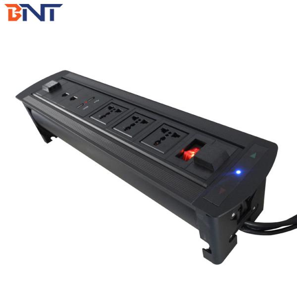 Buy Desk Flip Up Hidden Connector With 3* Universal Power  /1*Switch Configuration at wholesale prices
