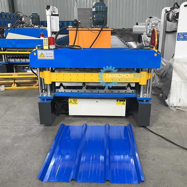 15-20m/Min Double Layer Roofing Roll Forming Machine For Customized Width Manufacturing Needs