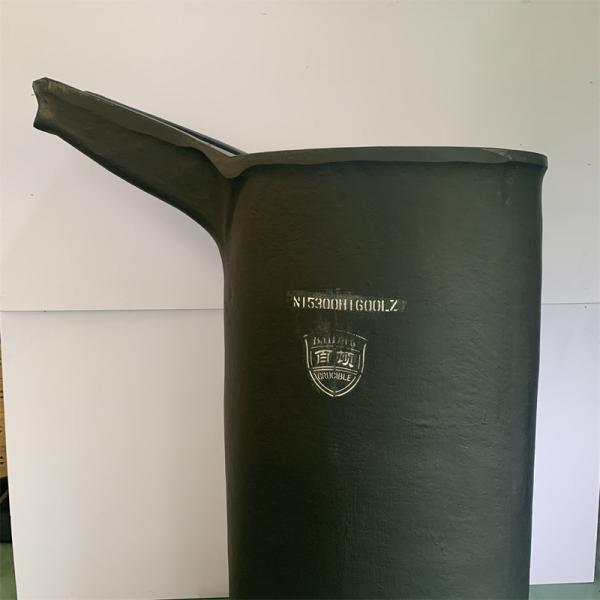 Molten Metal Crucible With Pouring Nozzle Metal Melting Silicon Carbide Graphite