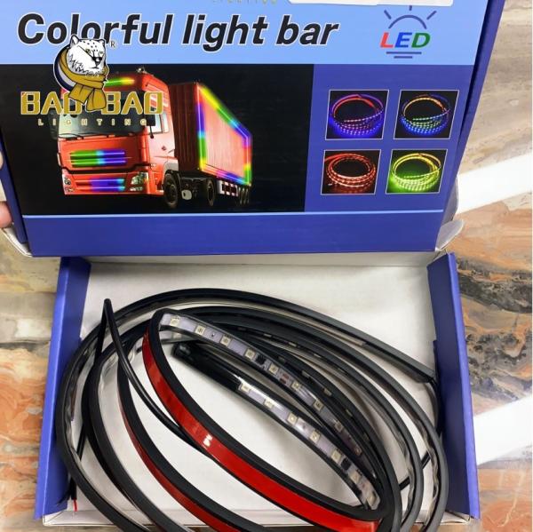 Buy 2.4m RGB Running Strobe Multiple Color LED Light bar Truck Fancy Light Car Accessories Atuo Lighting System Decoration Parts at wholesale prices