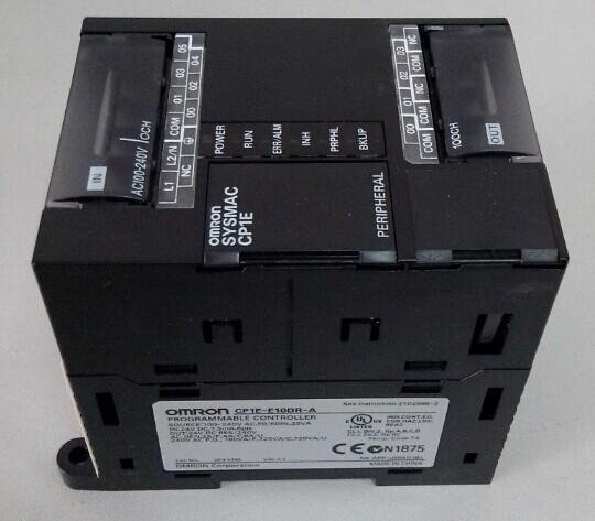 Buy 60Hz CPU Unit Omron PLC CP1E-E10DR-A Control Module 2K Steps at wholesale prices
