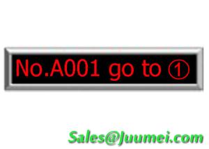 Quality Queue System 8 Character one Line LED Counter Display (LD02D) for sale