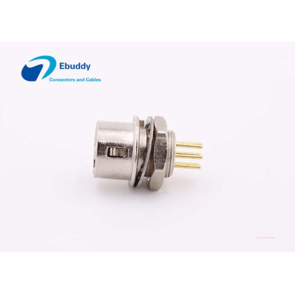 6pin circular connectors CCD camera power supply PCB socket HR10A-7R-6SB