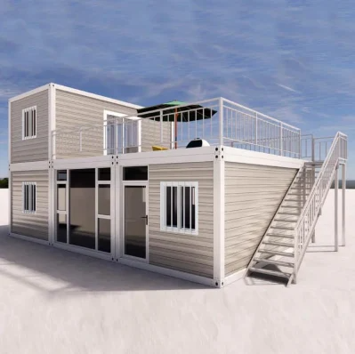 Luxury Office Building Recyclable Prefab Container House For Family Living