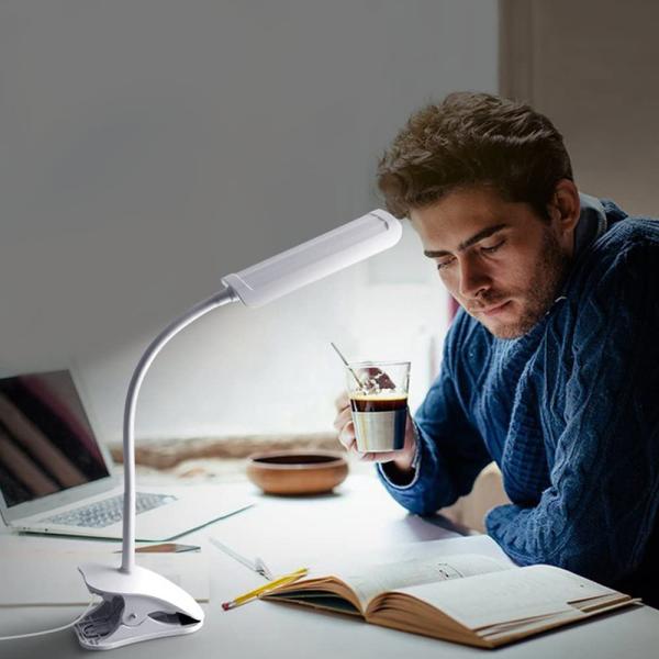 Flexible Gooseneck LED Desk Lamp Reading 7w Led Light For Desk
