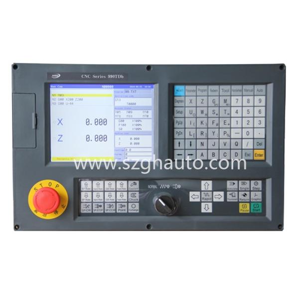 High Precision CNC Lathe Machine Controls With ATC Function , Plastic / Metal