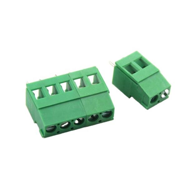 Buy 2 Poles Pcb Screw Terminal HQ129V-7.5/7.62 Mm Pitch Fixed Connector at wholesale prices