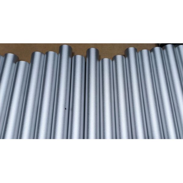 Close-up of anodizing line components