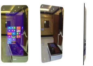 MJK Smart Magic Mirror Display Touch All In One Digital Board 500cd/m2 Brightness