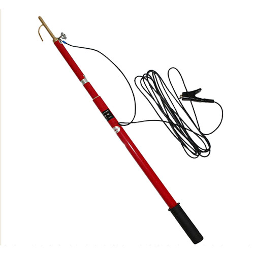35KV Overhead Line Construction Tools Fiberglass Telescopic Static Disacharge Rod