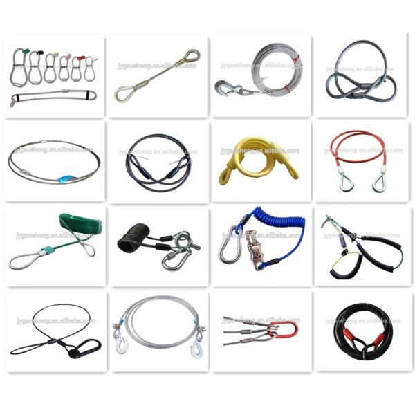 Precast Concrete Lifting Loop For Thread Lifting Anchor Oval Steel Wire Rope Sling