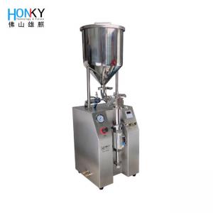 Quality Pneumatic 12ml Semi Automatic Paste Filling Machine For Gel Syringe for sale