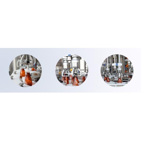 4 Heads Plastic Shampoo Bottle Filling Capping And Labeling Machine