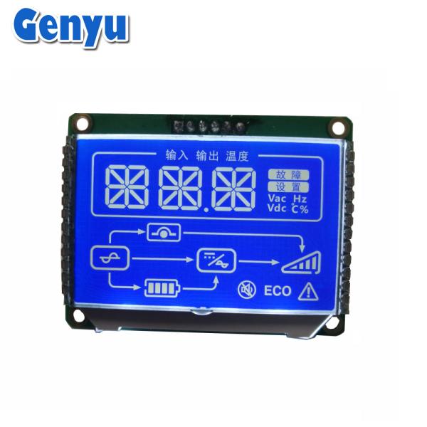 Buy STN Negative Seven Segment LCD Display 3.3 V LCD Display with PIN Connector at wholesale prices