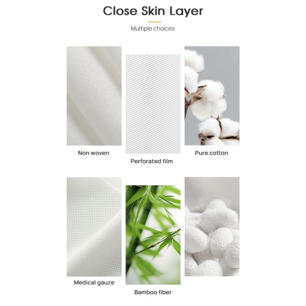 Private Label Sanitary Pad Free Sample 100% Cotton Sanitary Napkins