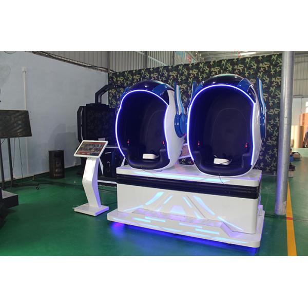 2 Seats Virtual Reality Simulator 9d Vr Cinema With 360 ° Rotating Platform
