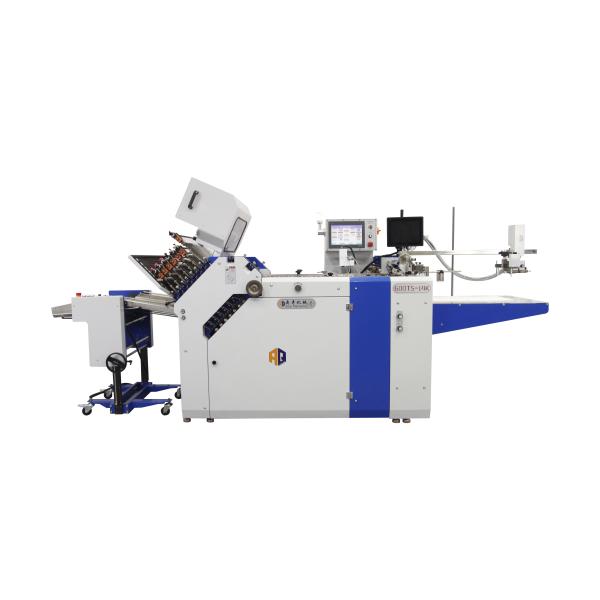 Ultrasonic Leaflet Paper Folding Machine Double Tension Induction Large Format Pharmaceutical