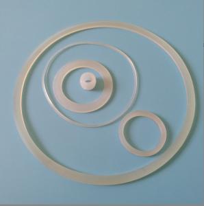 China Custom-Made Transparent Seal Silicone Rubber Sealg Ring High Temperature Gasket Rings on sale