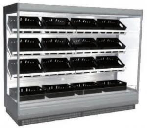 Quality Remote Type Fruit Vegetable Open Merchandiser Open Display Case for sale