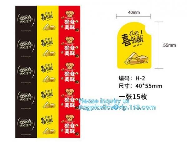 Transparent Custom design mini round Shape Recyclable mark sheet Paper Label stickerPaper Labels Permanent Adhesive Stic