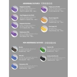 Quality Disposable Medical Sterilised Surgical Suture With Needle for sale