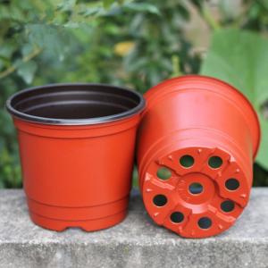 China 15cm Top Dia Disposable Plastic Flower Pots Cactus 5 Gallon Planter on sale