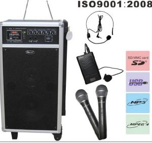 active trolley speaker/portable speaker with usb/sd function