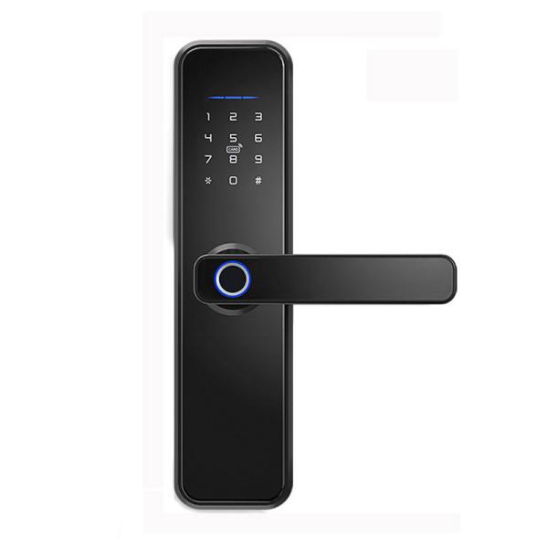 Buy ROHS FCC Smart Deadbolt Wifi Front Door Lock With Keypad Works With APP at wholesale prices