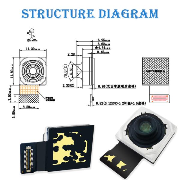 IMX686 64MP Smartphone Camera Module Ultra High Resolution Image Sensor 8K MIPI
