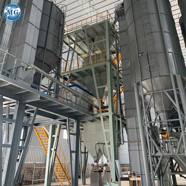 Automatic Premix Dry Mortar Mixing Production Line Ceramic Tile Grout Binder Machine