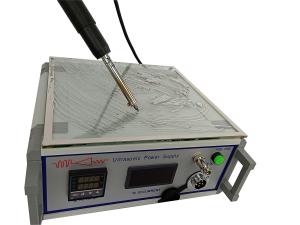 China 100 Watt Ultrasonic Soldering Iron For Soldering Copper Wire On Glass 60Khz on sale