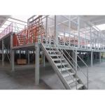 Customized Width and Depth 500kg Load Mezzanine Floor with Solid or Perforated