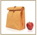 Brown Waterproof Cosmetic Bag Waxed Canvas Material 9 . 5 * 4 * 4 . 5CM