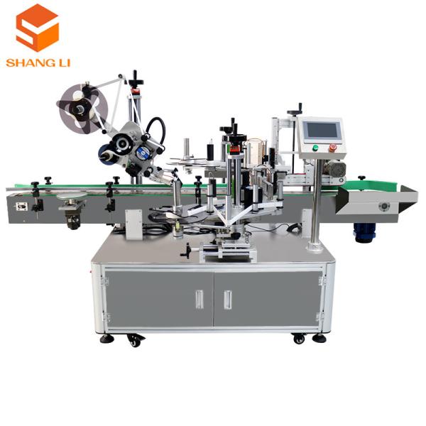 Buy Double Labeling Coding Flat/Square Bottle Label Sticker Applicator for Quick Labeling at wholesale prices