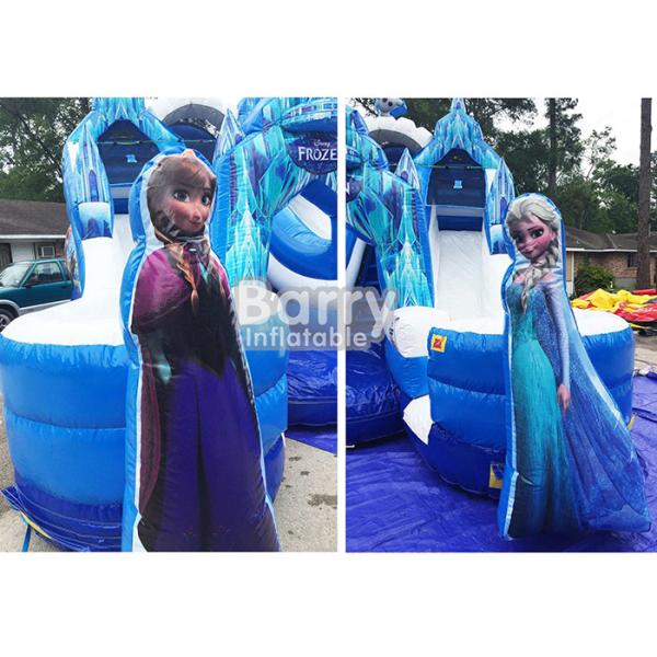 Customized Size Frozen Double Commercial Inflatable Slide Indoor And Outdoor For Kids
