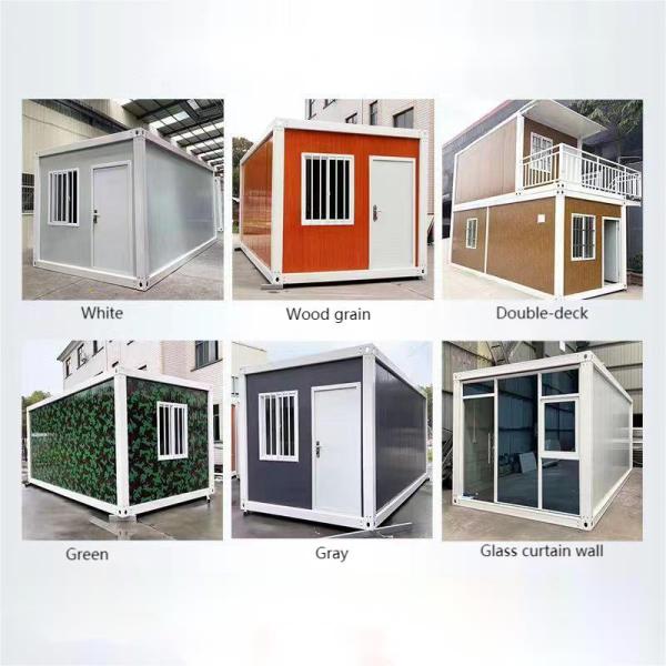 Prefab 3 Bedroom Luxury Container House With Aluminum Window And 5800*2480*2896mm