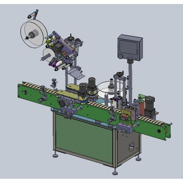 380V Chewing Gum Bottle Two Side Labeling Machine Automatic Pallet Label Applicator