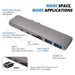 3.1 Type C Hub Dual USB-C HUBs /Card Reader Special for Apple Macbook Pro with