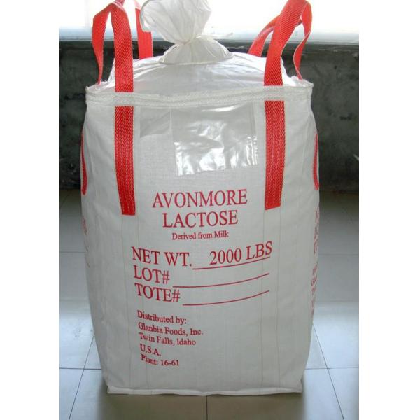 U Panel Industrial PP FIBC Jumbo Bags With Cross Corner Loops Samples Free