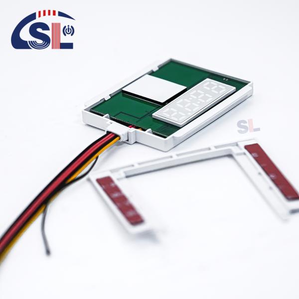 DC12V SL Split Single Button Single Color Touch Sensor Switch Radar Time Temperature Display Screen with Bracket Smart Mirrors 12W 24W Voltage