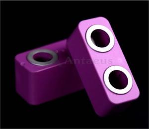 Quality Pink 96% Al2O3 Alumina Ceramic Housing For High Voltage DC Contactor Automotive Magnetic Relay for sale