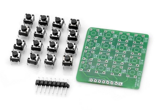 MCU Extension 4 x 4 16-Key Matrix Keyboard Module for Arduino