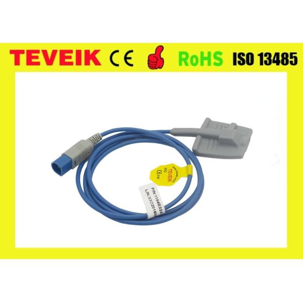 Shenzhen Teveik Factory Price Reusable M1191BL/M1191AL 8 Pin Pulse Spo2 Sensor With Adult Soft Tip