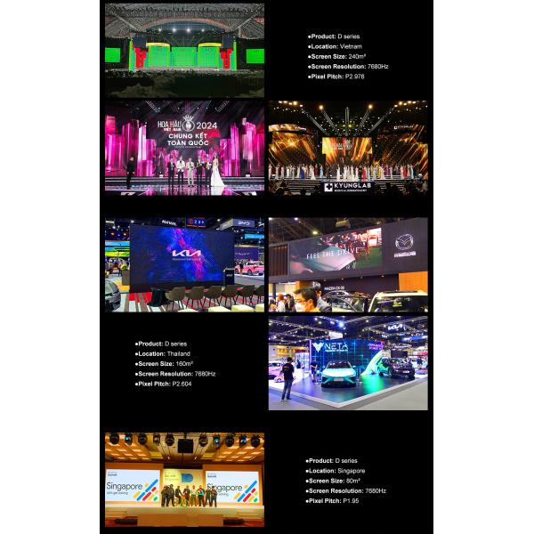 7680hz p1.56 p3.91 p2.6 p2.97 p2.604 p2.976 wall video stage rental led screen display
