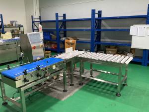 Quality 200WPM Box Bag Weight Checker Machine With Reject Function for sale