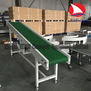 Quality Inclined Belt Conveyor for elevating cartons,bags for sale