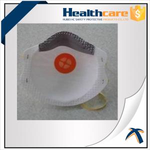 Quality Earloop Disposable PM2.5 Face Mask NIOSH N95 Pollution Mask With Exhalation Valve for sale