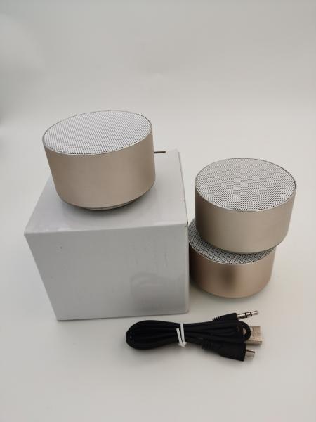 Buy Custom Logo Round Mini Portable Bluetooth Speaker Cube Wireless Speaker at wholesale prices
