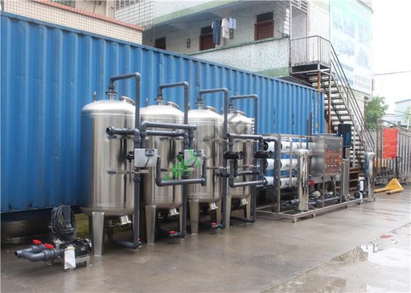 10KLPH RO Water Treatment Plant / Reverse Osmosis Industrial Water Purification Equipment